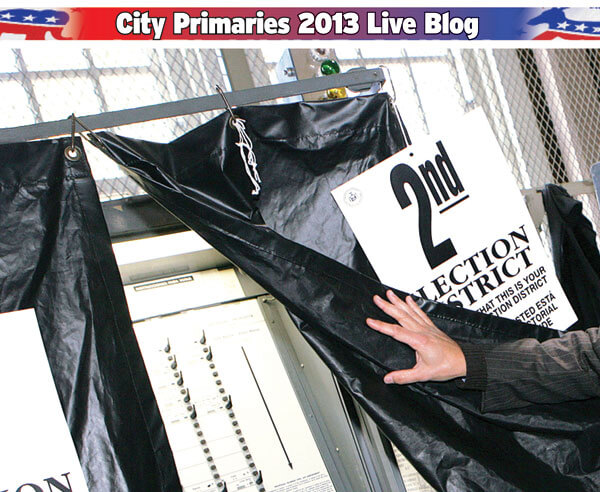 Live Blog: 2013 Primary