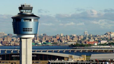 Take 15-minute ride to LaGuardia Airport on Q70