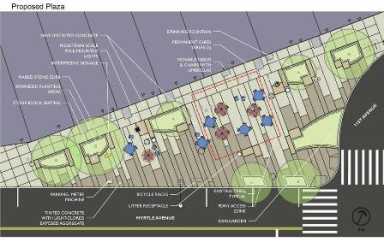 Community Board 5 voiced support for a pedestrian plaza on the corner of Myrtle and 71st Avenues.