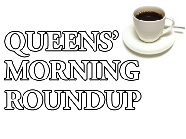 The Queens Morning Roundup logo.