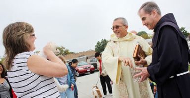 Creatures receive St. Francis blessing