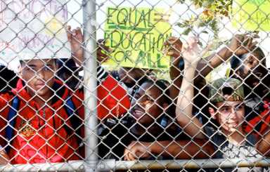 Cardozo kids protest class cuts