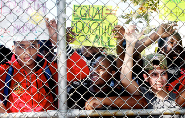 Cardozo kids protest class cuts