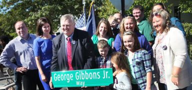 Corner in Maspeth renamed for bar owner George Gibbons