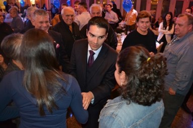 Incumbent Councilmember Eric Ulrich declared victory over his opponent, Lew Simon.