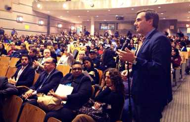 Strong voices speak out to halt new tech school inside LIC high