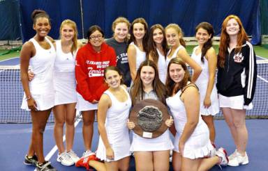 Terriers hold off Mary Louis to win CHSAA tennis title