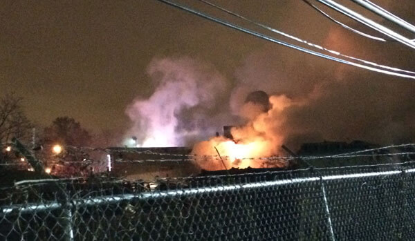 Bravest battle two-alarm blaze at Whitestone auto body shop
