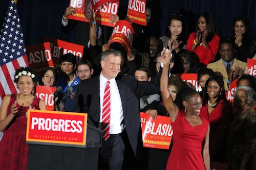Mayor-elect Bill de Blasio