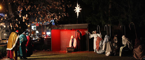 Christmas story told by church’s Nativity