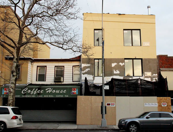 Work stopped at GNC site on Bell Blvd.