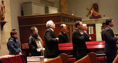 Train derailment victim remembered at Woodside funeral