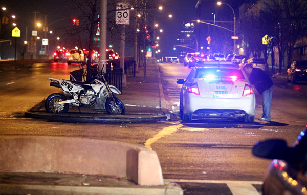 Motorcylist and pedestrian die in ‘Boulevard of Death’ accident: NYPD