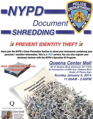 nypd shredding