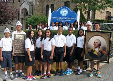 Plaque to mark Washington’s visit