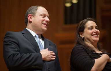 Lancman sworn in during Queens College ceremony