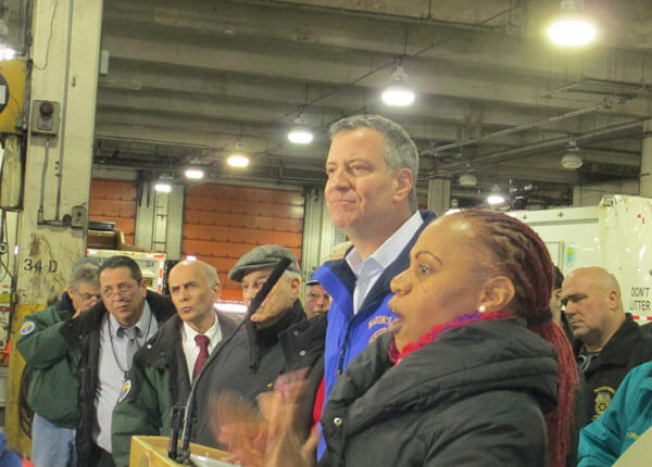 New mayor says city workers met snow storm challege