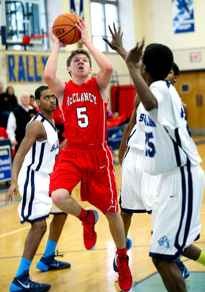 McClancy team falters without guard Britton