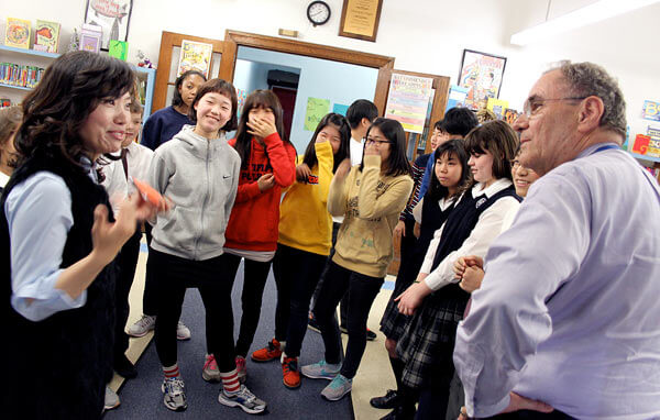Korean students visit Sacred Heart School