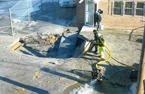 Sinkholes from Sandy plague the Rockaways