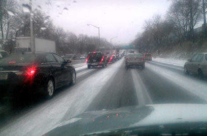 Snowstorm slams boro as polar votex returns