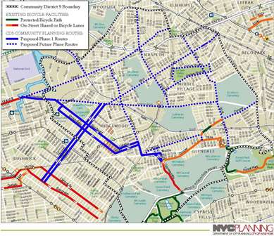 New CB5 bike paths