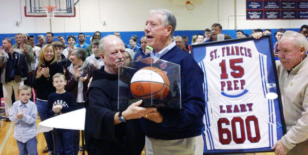 Coach Leary’s career wins should be tallied correctly
