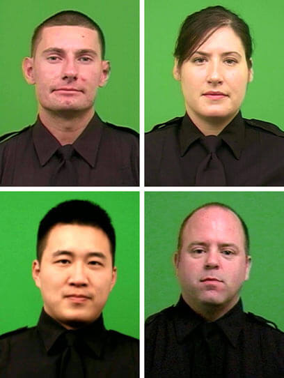 Police officers revive heart attack victim while responding to noise complaint