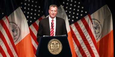 Mayor lays out plans for city in Queens