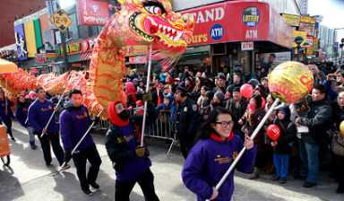 Flushing celebrates Year of the Horse with parade