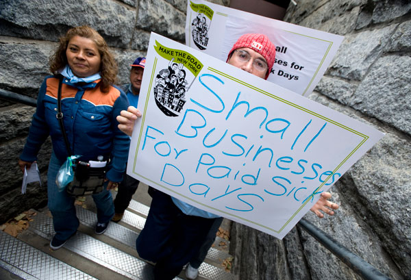 Borough leaders celebrate extension to sick pay law