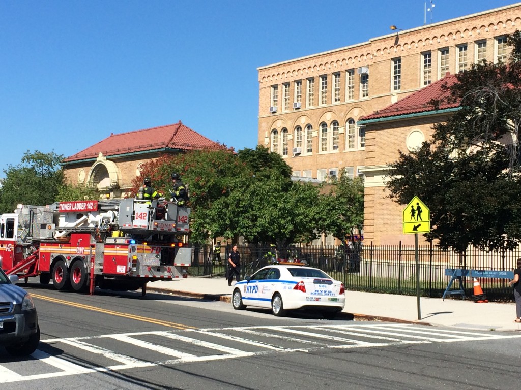 Fire breaks out at Ozone Park school on first day