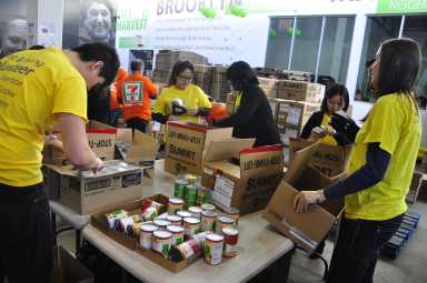 Last year City Harvest set a record during its inaugural 24-Hour Repackathon by repacking close to 215,000 pounds of food.