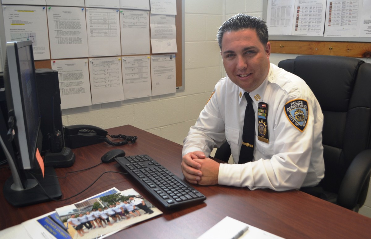 Captain Brian Hennessy is the new commanding officer at the 115th Precinct.