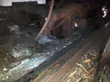 Extensive Damage to Track