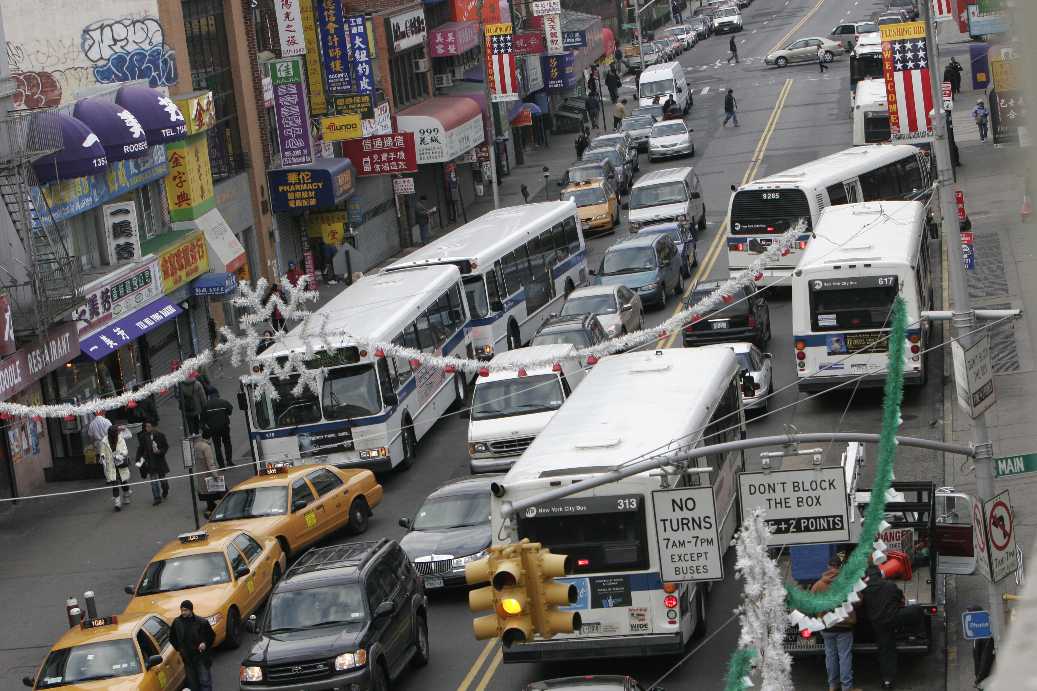 Rush hour in Flushing on Main Street and Roosevelt Avenue can not only be annoying but it can also be deadly.