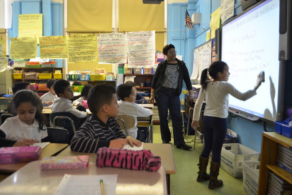 Students at P.S. 127 in East Elmhurst learned about protein as part of the Healthy Living curriculum launched in partnership with EmblemHealth and NYJTL.