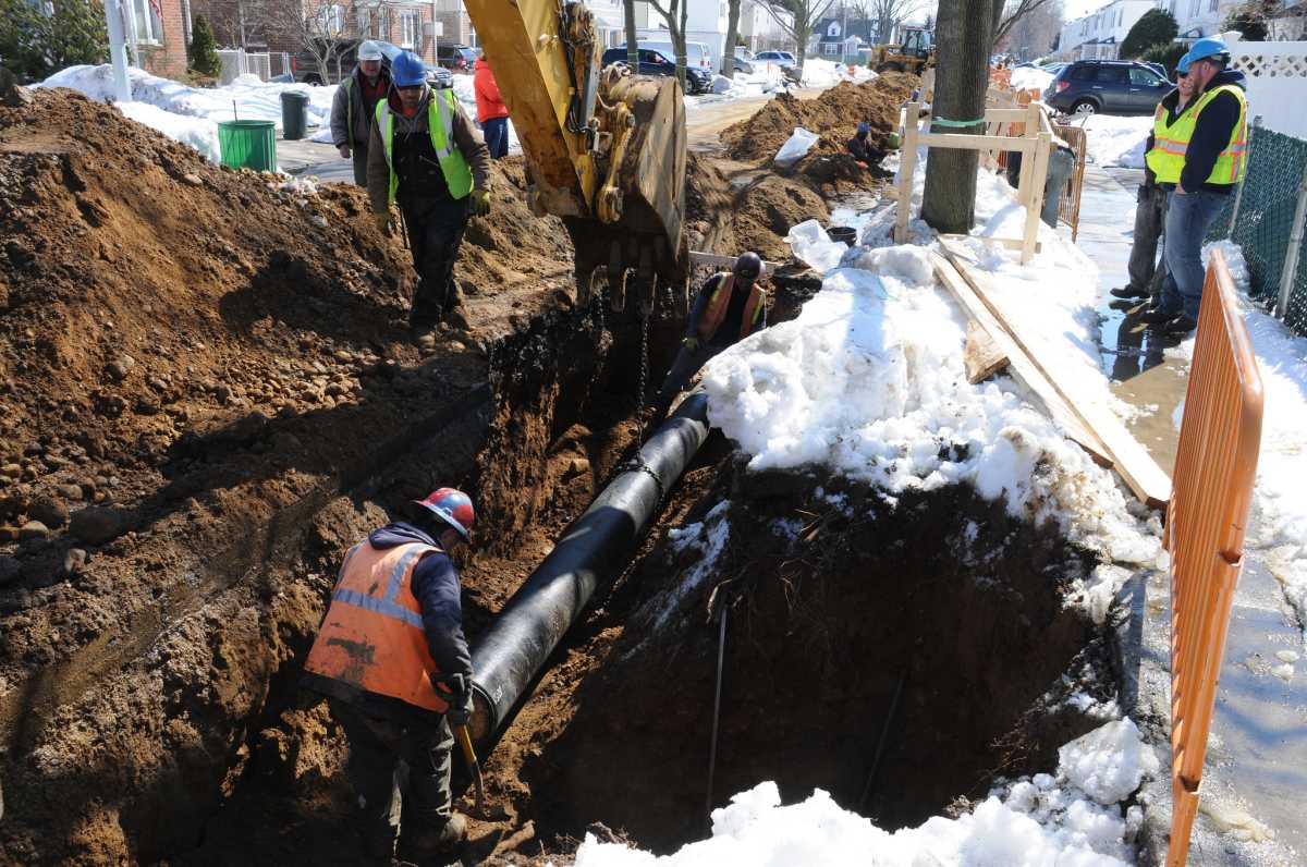 Glen Oaks water main 1