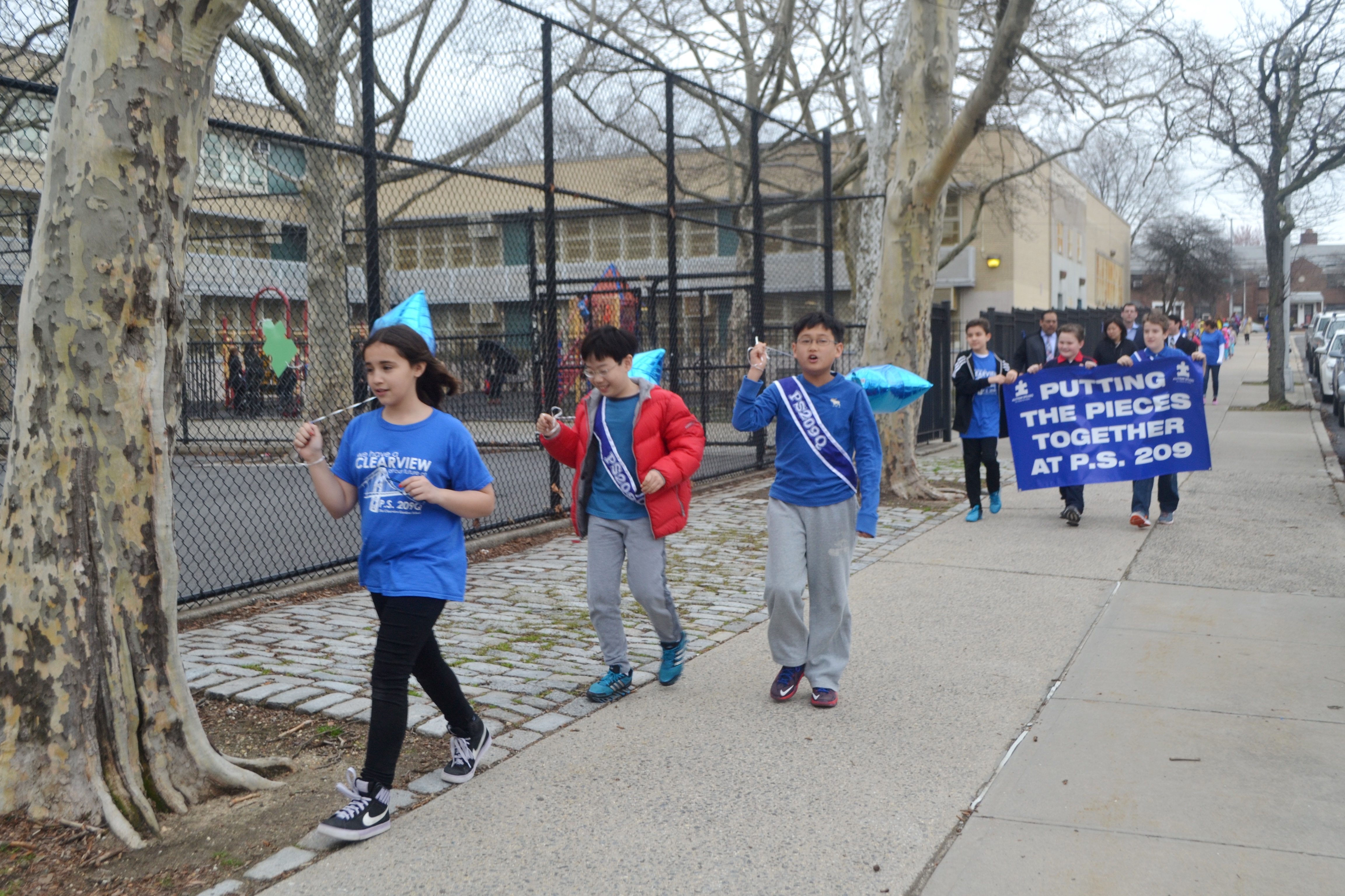 Whitestone Students Teachers Walk To