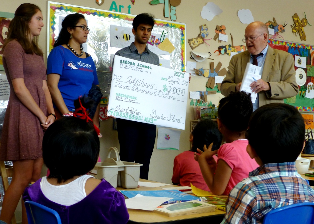 Jackson Heights Students Raise 2k For Nepal Earthquake Victims