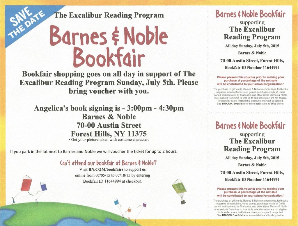 Barnes and Noble Bookfair Flyer