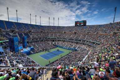 Arthur Ashe Stadium was packed during last year’s Arthur Ashe Kids’ Day.