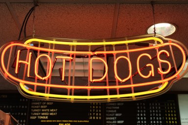 Gourmet hot dogs are a popular menu item at Ben's Best in Rego Park.