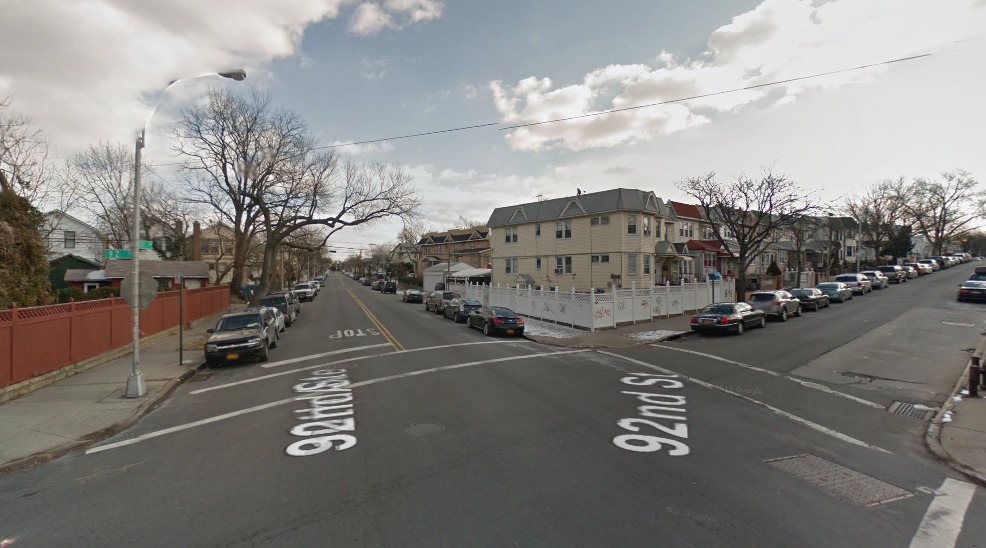 A bicyclist was fatally struck by a vehicle, which fled the scene, near 92nd Street and 30th Avenue in East Elmhurst.