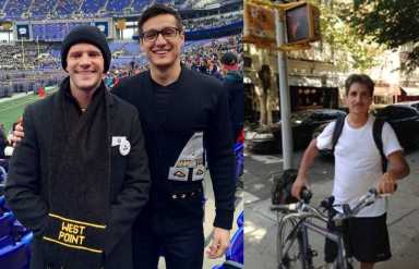 Thomas Clabough (right) of Corona was arrested for the bias assault of Daniel and Larry Lennox-Choate (left), the first male gay couple to tie the knot at the U.S. Military Academy of West Point.