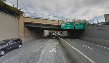 The DOT will begin the steel cleaning and surface repainting of the 69th Street and Woodside Avenue (pictured) bridges which run over the BQE.