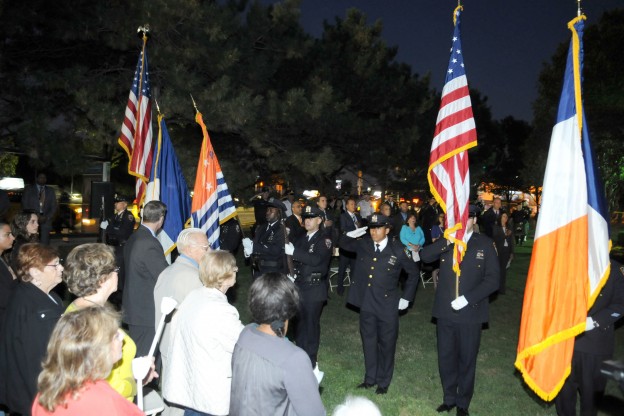 Last year's ceremony in Astoria Heights honoring the victims of the Sept. 11, 2001 terrorist attacks.