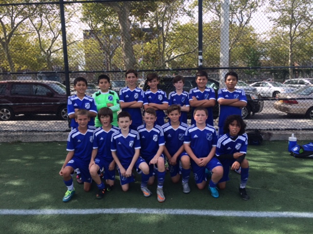 The BWG 2003 team was victorious in the Cosmopolitan Junior Soccer League opener 6-3 against Chelsea Piers.