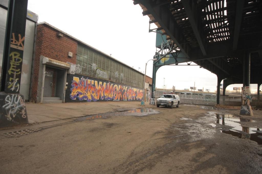 A development site across the street from the former 5Pointz site in Long Island City is up for sale for $34M.