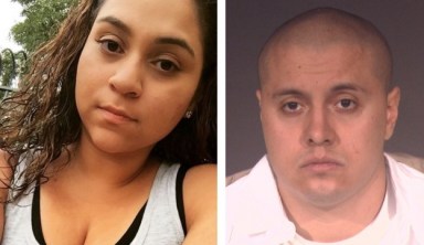 Luis Zambrano (right) of Flushing, has been charged with the murder of Angie Escobar (left).